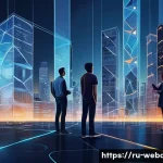 Home 22 웹개발자 서버 사이드 개발 - **Prompt 1: The Evolution to Microservices**
"A vibrant, futuristic city skyline at twilight, wh...