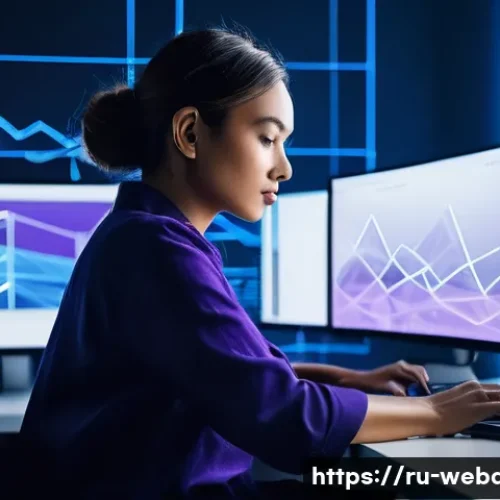 Home 32 웹개발자 클라우드 서비스 - **Prompt:** A diverse male or female software developer, in their late 20s to early 30s, dressed in ...