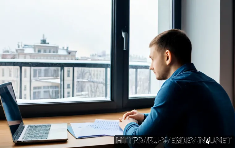 Home 17 웹개발자 취업 시장 변화 - Photorealistic modern web developer employment market scene in Moscow, experienced Russian web devel...